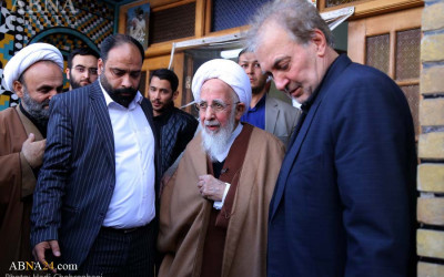 Secretary-General of AhlulBayt (a.s.) World Assembly attends at funeral c ( (31).jpg